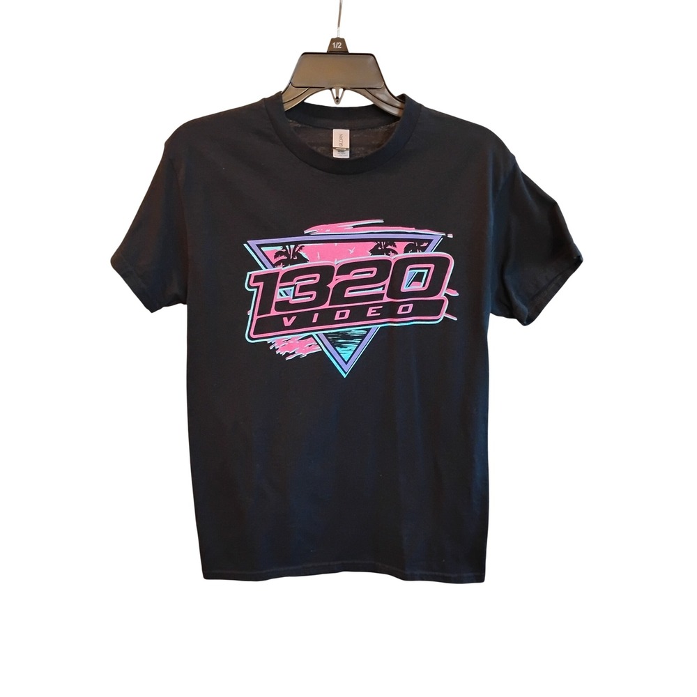 1320 Video Summer of Boost Turbo Graphic T-Shirt Black Small Gildan DryBlend